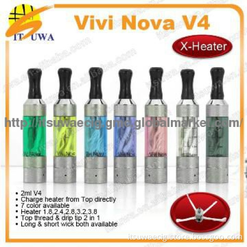USA Most popular product Tank clear atomizer 2ml,big vapor Itsuwa V4